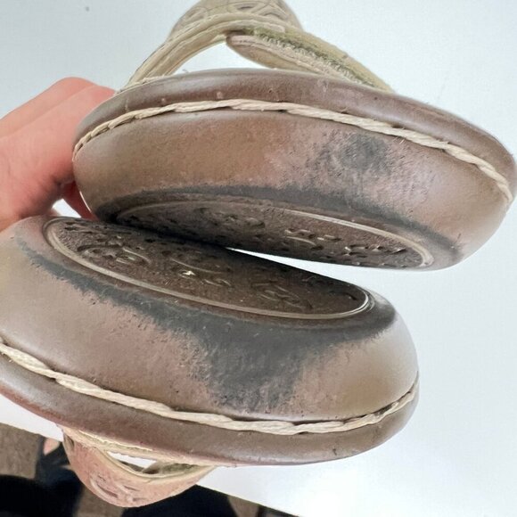 NAOT Sandals Size 41 US 10  Cornet Sandals Beige Leather Two Adjust Strap - Picture 10 of 16